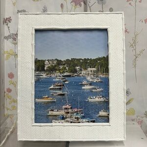 TOZAI m. Maison faux rattan white picture frame
8x10